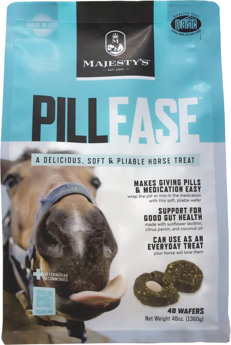 Goût agréable facilité l’habituation du cheval au traitement.