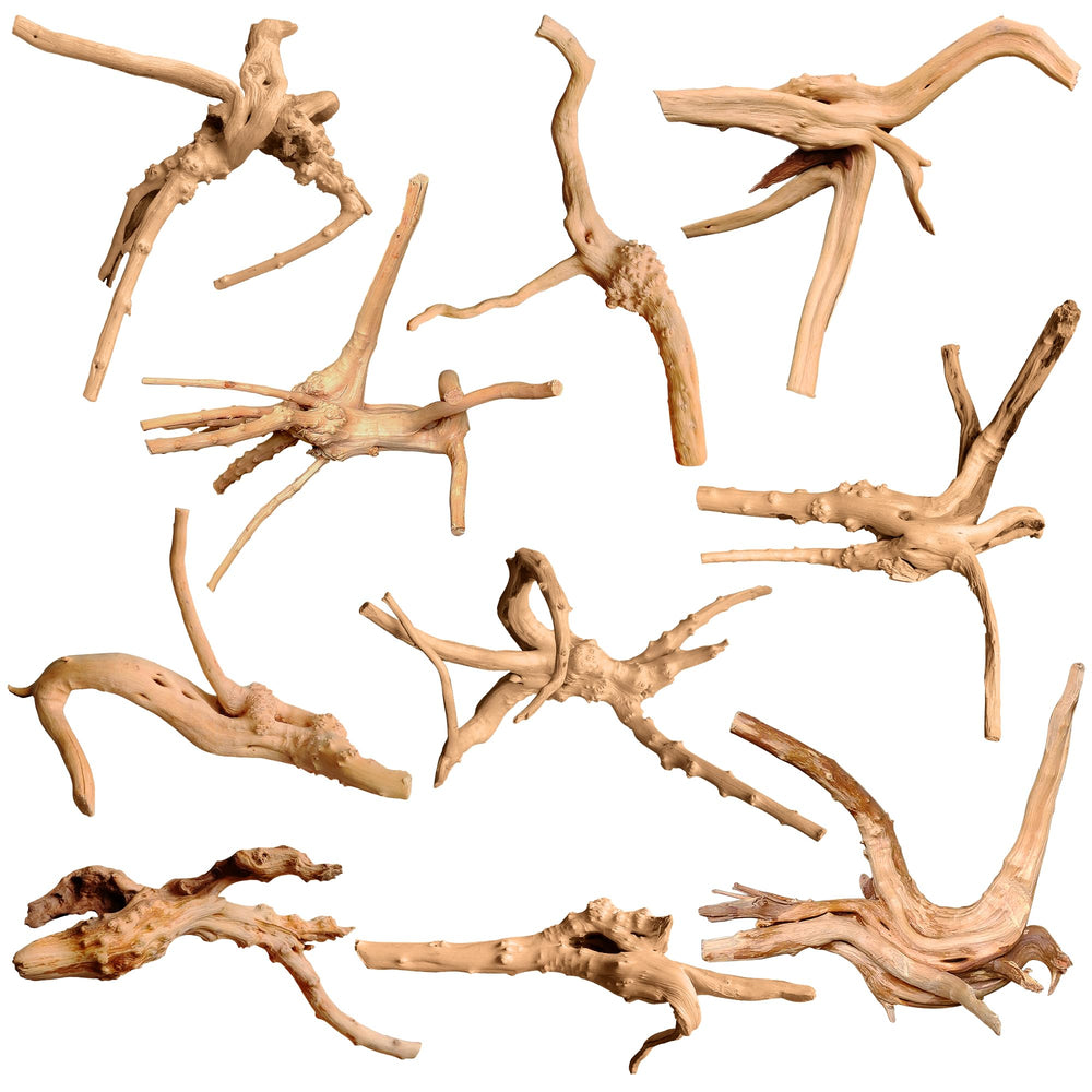 Majoywoo branche-bois araignee pour aquarium, refuge naturel pour poissons