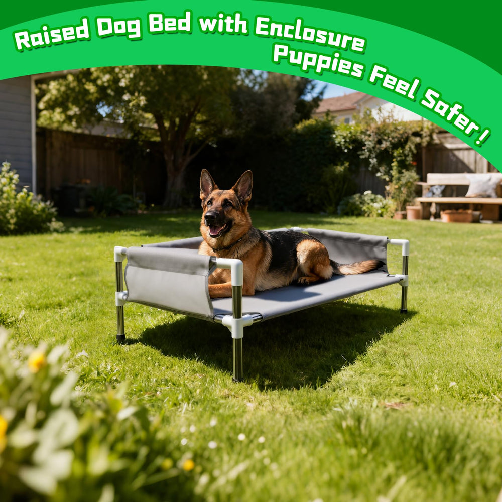 Makerfire cadre-tube-acier-inox offre une structure robuste et durable pour chien moyen.