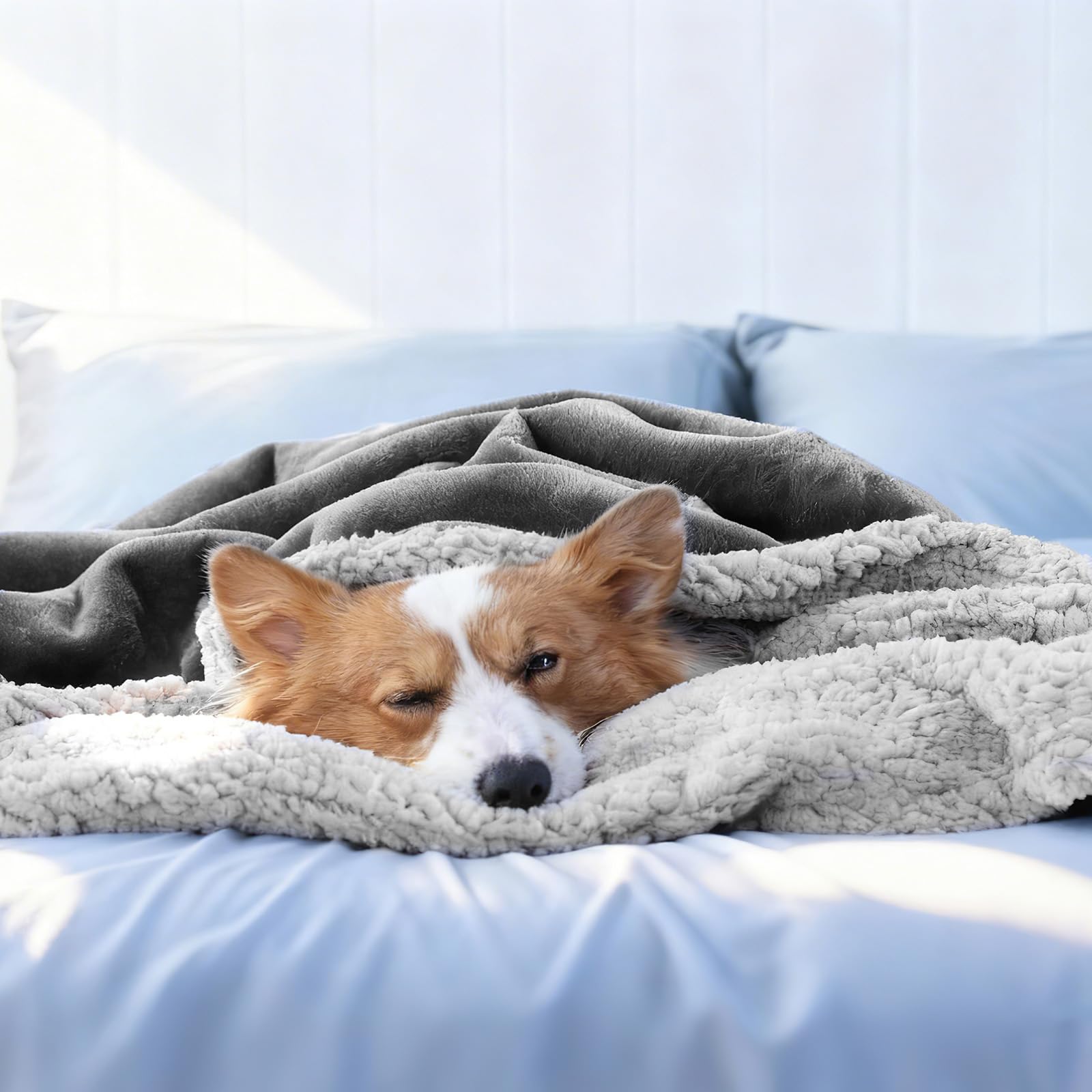 Makigued douceur double-face pour salon et lit de chien.