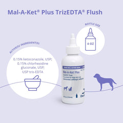 Mal-A-Ket Plus TrizEDTA Flush – flacon 4 oz pour usage pratique