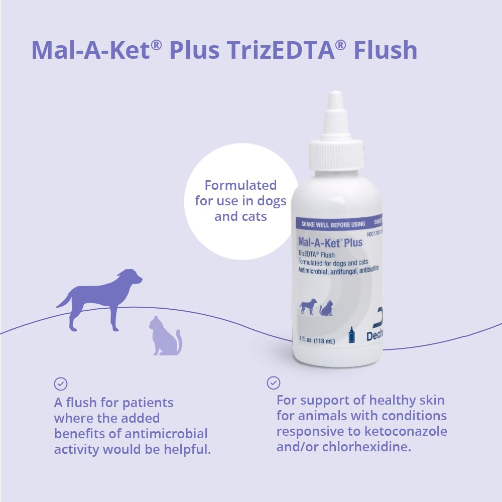 Mal-A-Ket Plus TrizEDTA Flush – étiquette indiquant fabrication dans les États-Unis