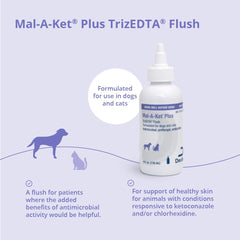 Mal-A-Ket Plus TrizEDTA Flush – étiquette indiquant fabrication dans les États-Unis