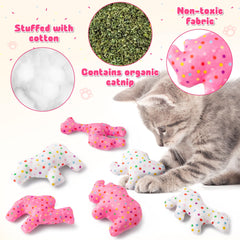 MALLMALL6 jouet herbe-a-chat organique, stimulation naturelle et tactile.