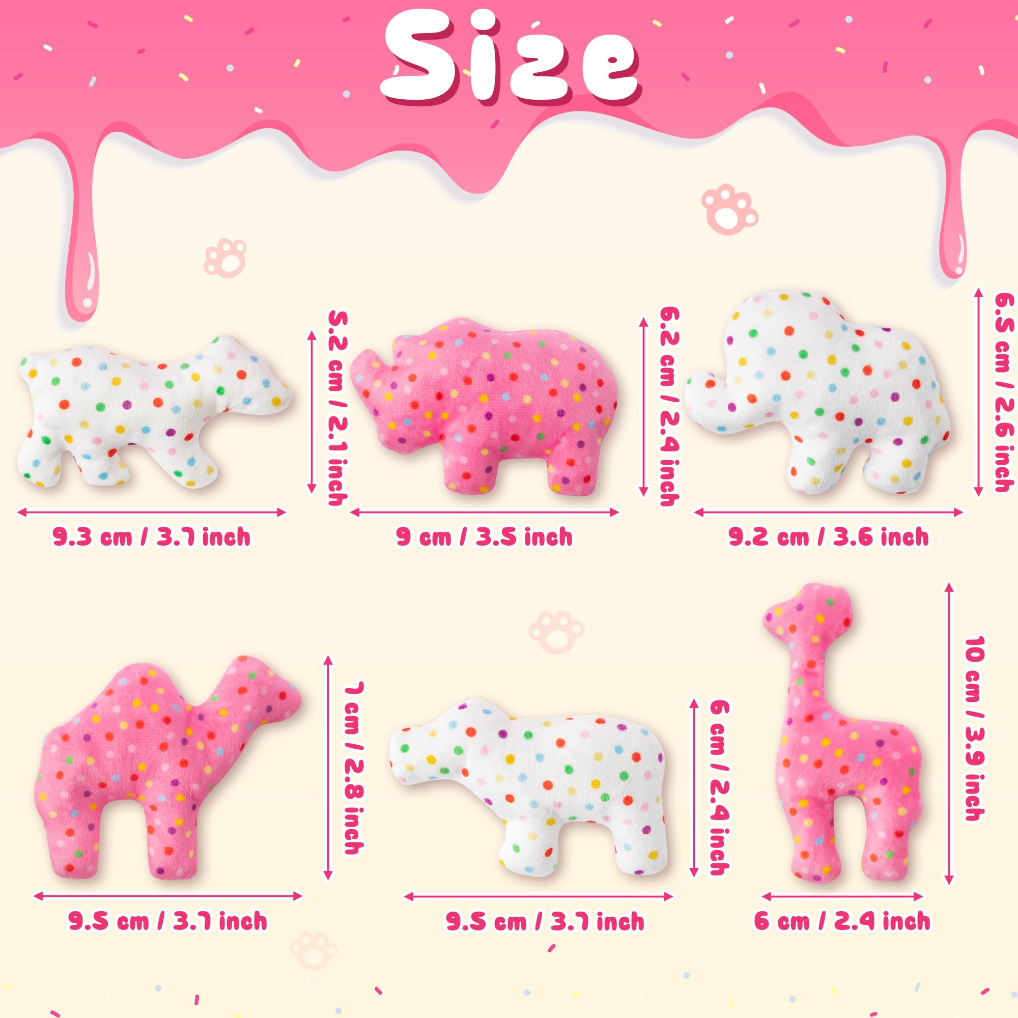MALLMALL6 jouet chat taille 3-7x3-9 cm, idéal pour mordiller et poursuivre.