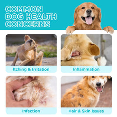 Gouttes MALOVP pour levures et peau, pratique sur le pelage chiot et chien adulte