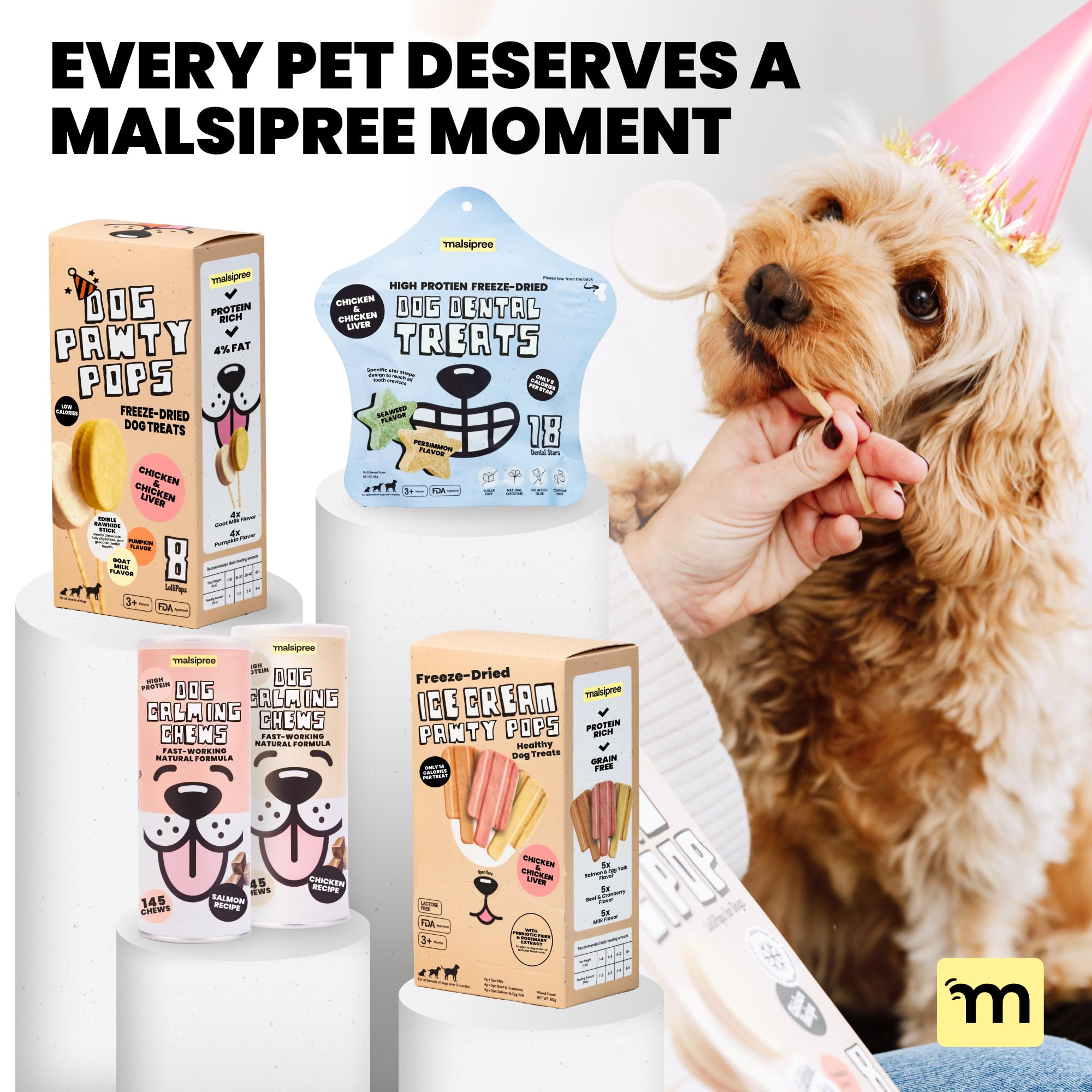 Texture MalsiPree croquante chien – friandise ludique pour entraînement.