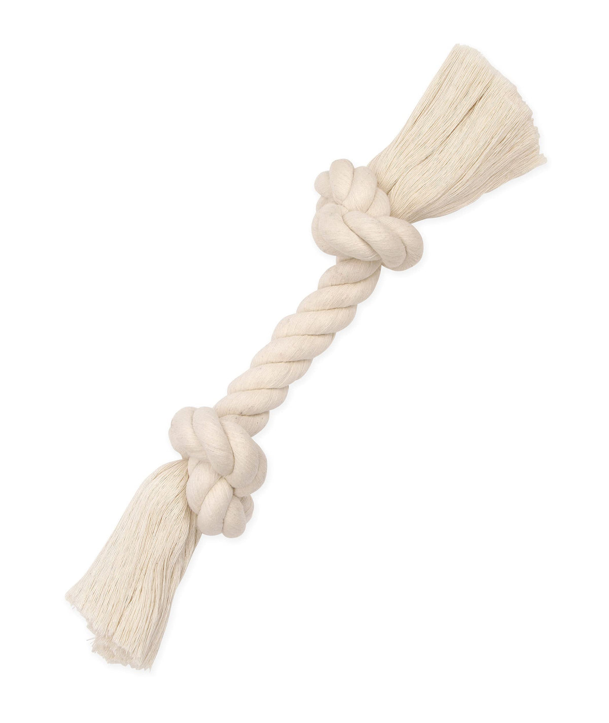 Flossy Chews Mammoth – os en corde blanc 14 pouces, idéal pour le jeu et le nettoyage dentaire.