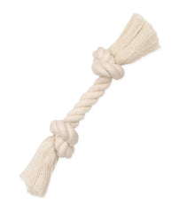 Flossy Chews Mammoth – os en corde blanc 14 pouces, idéal pour le jeu et le nettoyage dentaire.