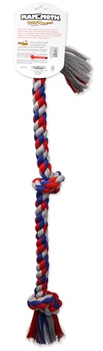Mammoth Flossy Chews fibres coton-poly pour le nettoyage des dents lors du jeu