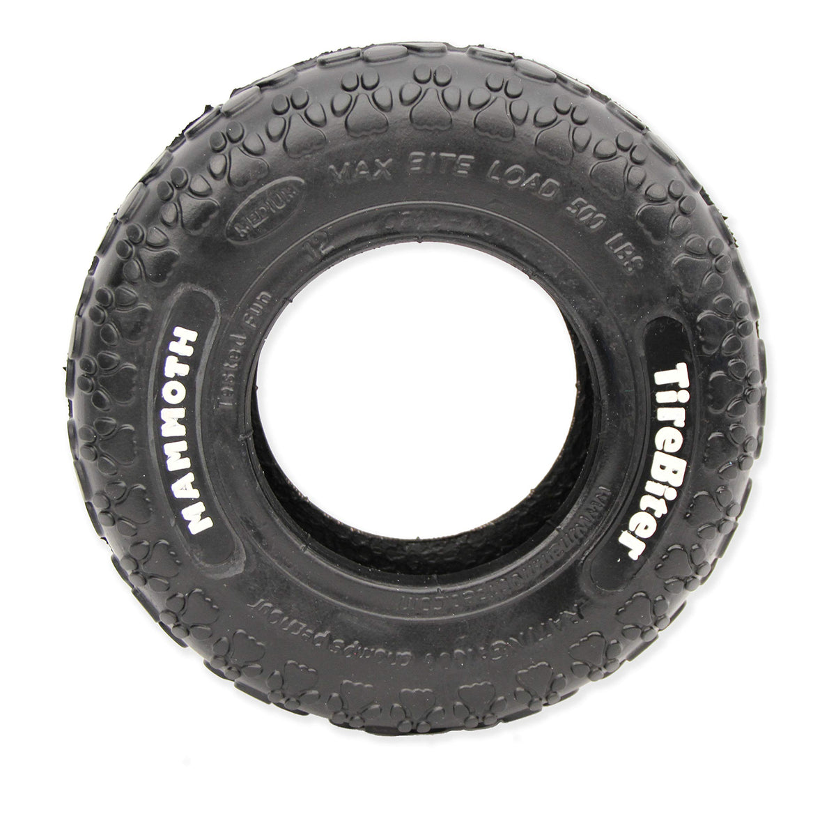 Jouet TireBiter de Mammoth en caoutchouc naturel pour mordiller durable et interactif.