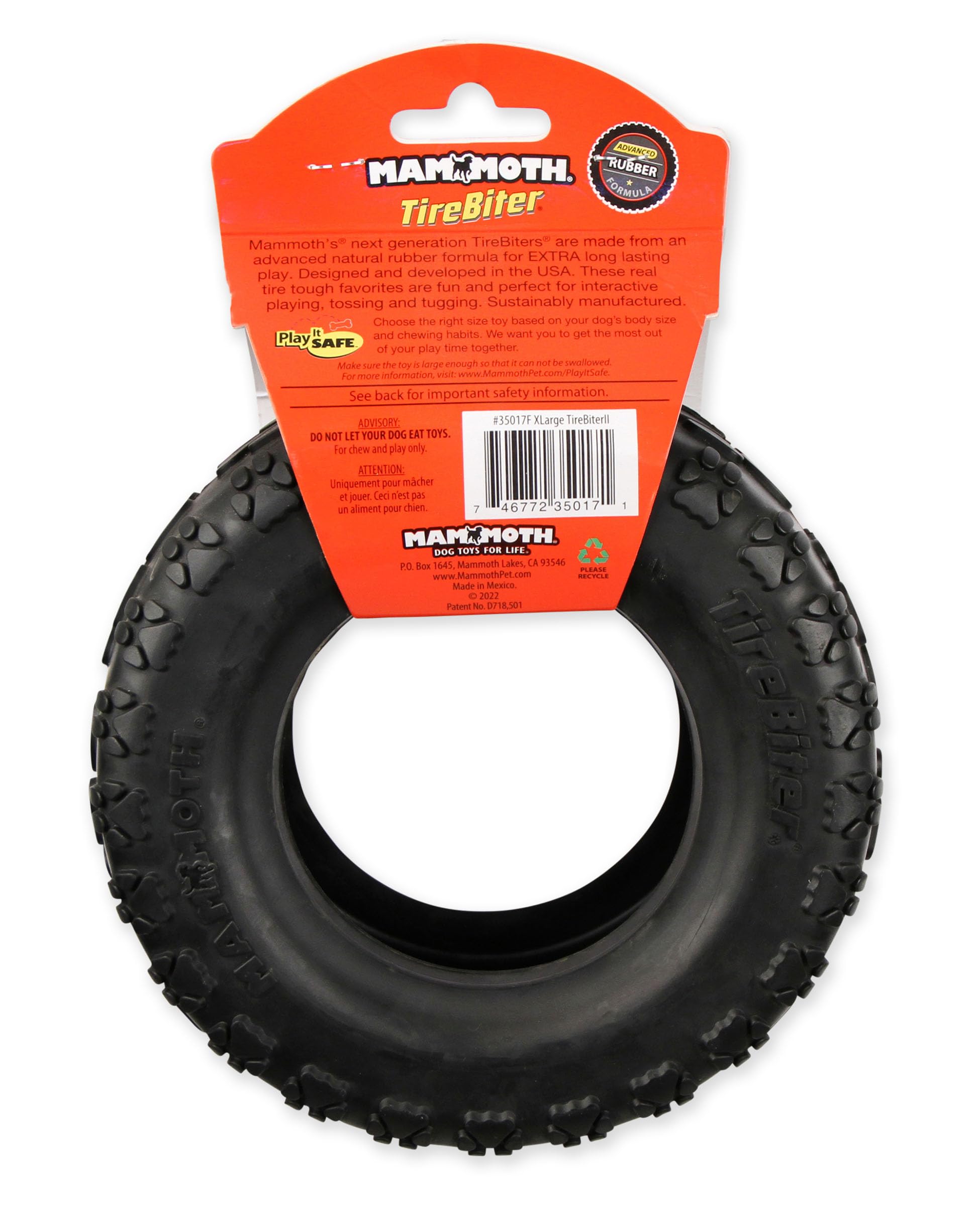 Mammoth TireBiterII: pour-grands-chiens, distraction durable