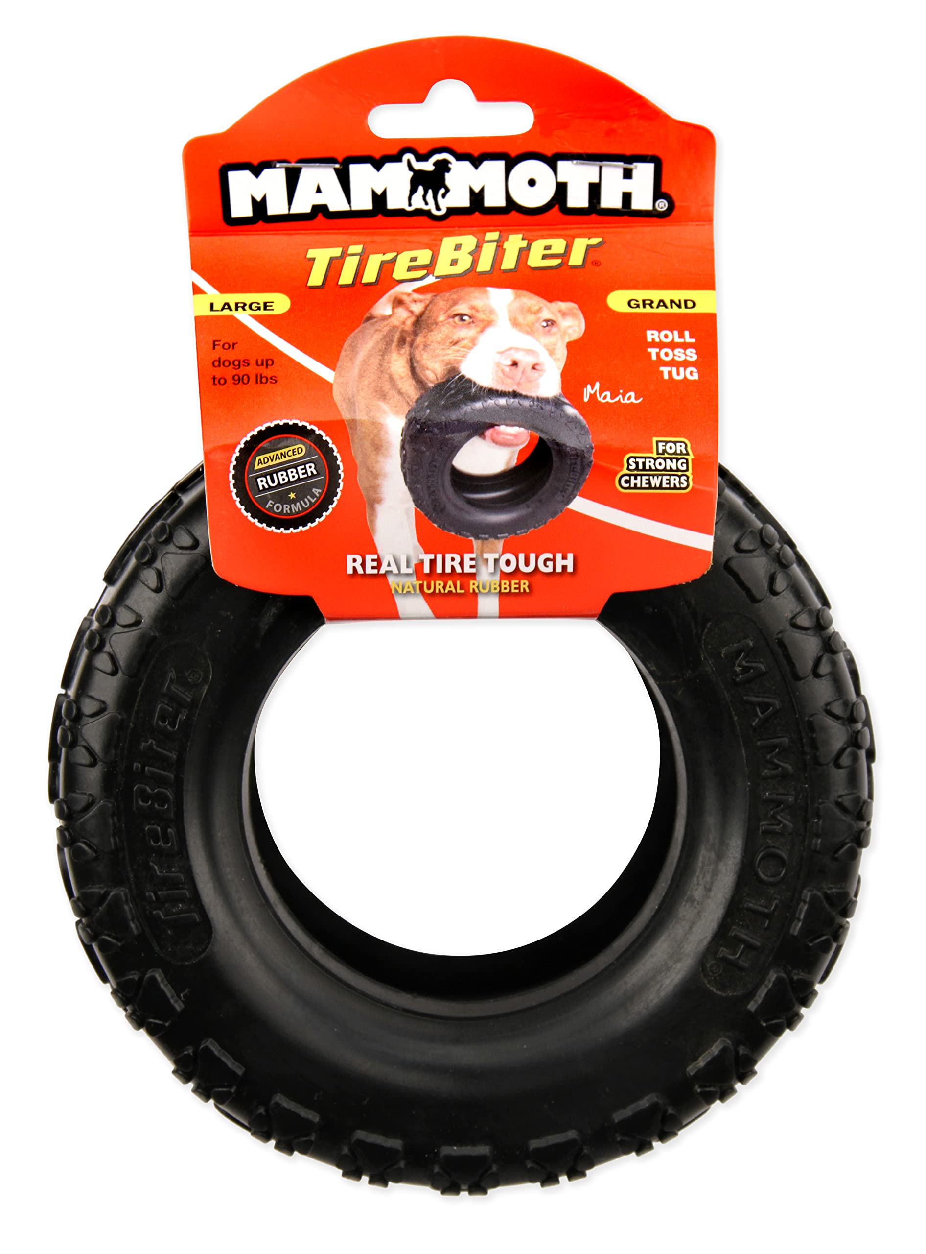 Mammoth TireBiterII avec texture rugueuse pour une prise sûre pendant le jeu
