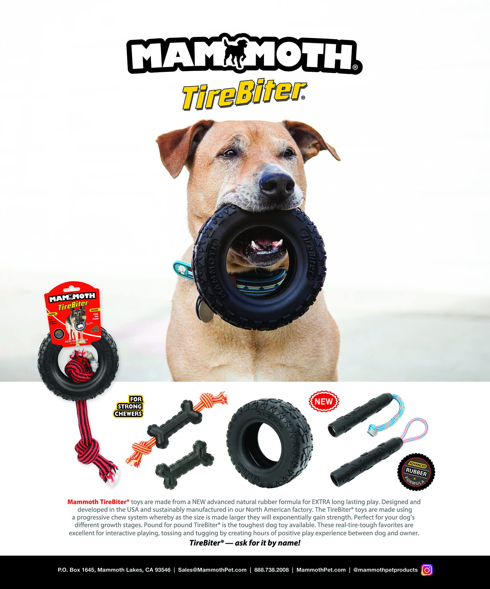 Mammoth TireBiterII: traction-et-tir, jeux robustes