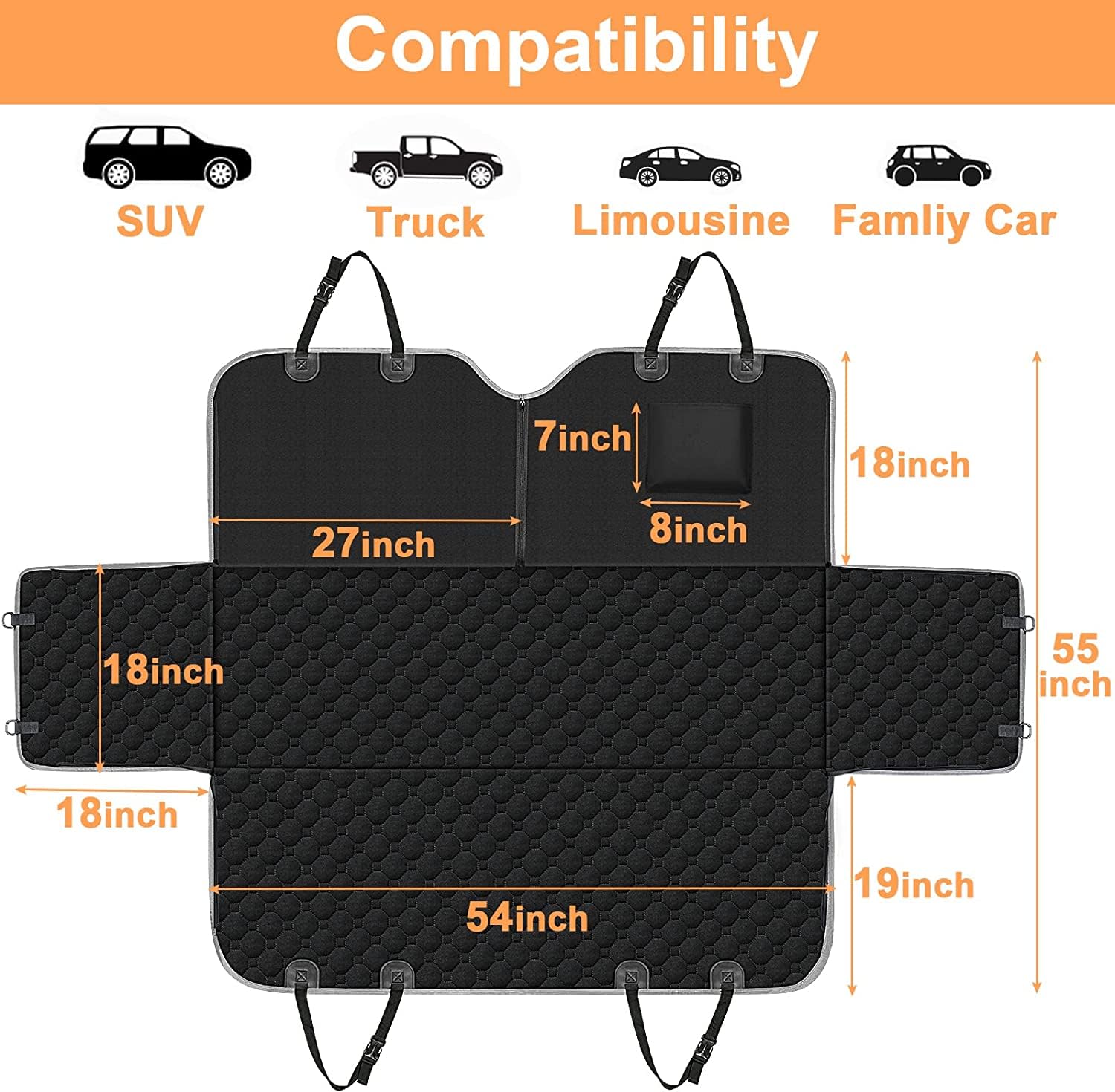 Compatibilité Mancro avec berline, camion et grand véhicule.