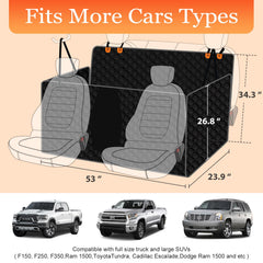 Mancro protection imperméable des sieges arrieres pour auto propre