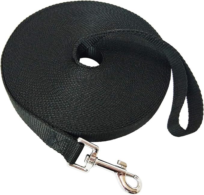 Mandao longe dressage chien nylon 100 pieds, liberté d'exploration et rappel sûr