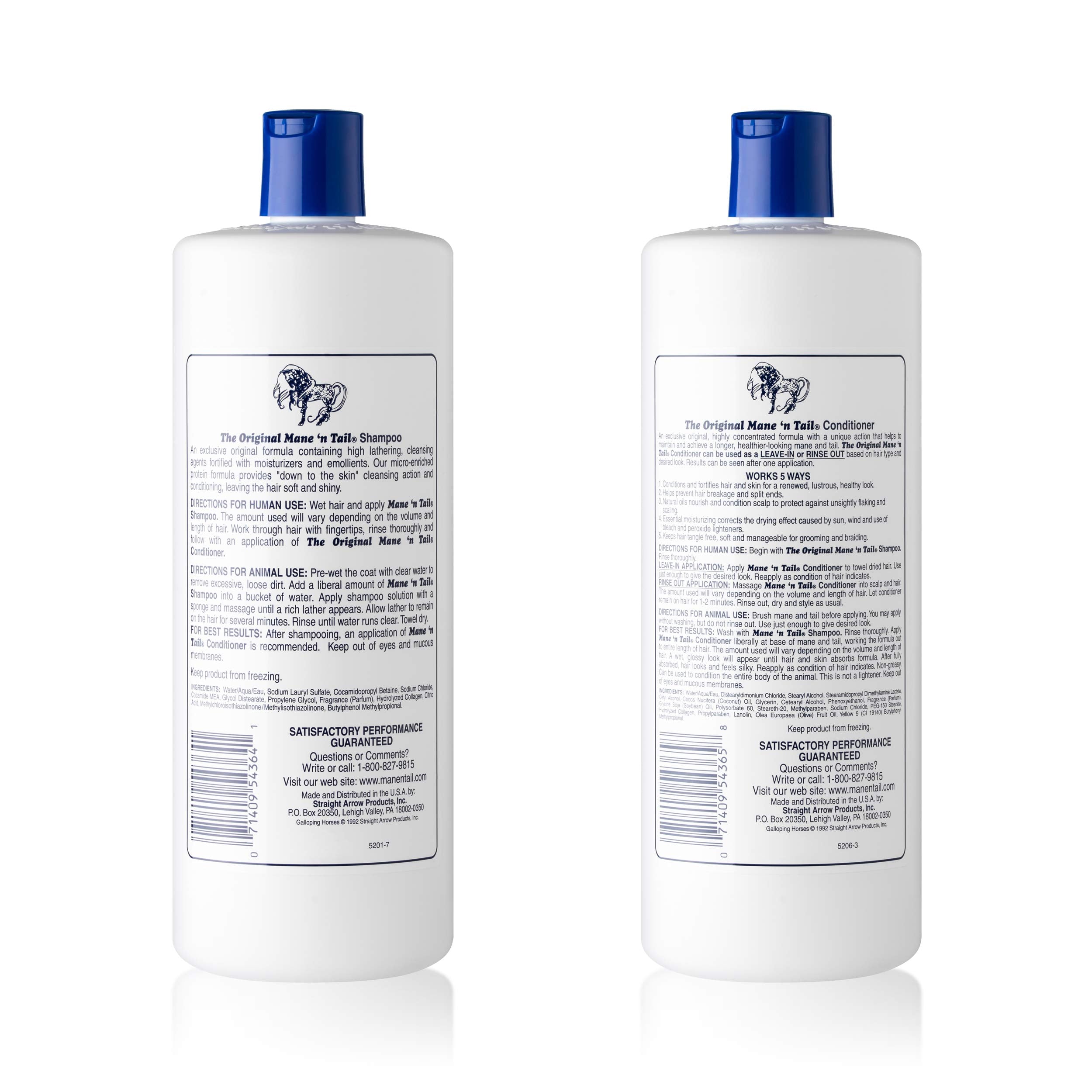 Mane 'n Tail: bouteille-conditionneur 32onces, chevelure plus souple et hydratée.