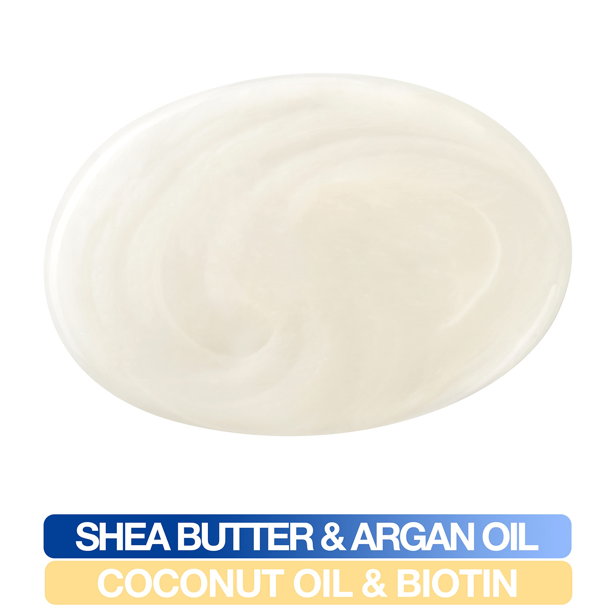 Mane 'n Tail Shampoing Lait Coco Biotine, gros plan sur texture riche.