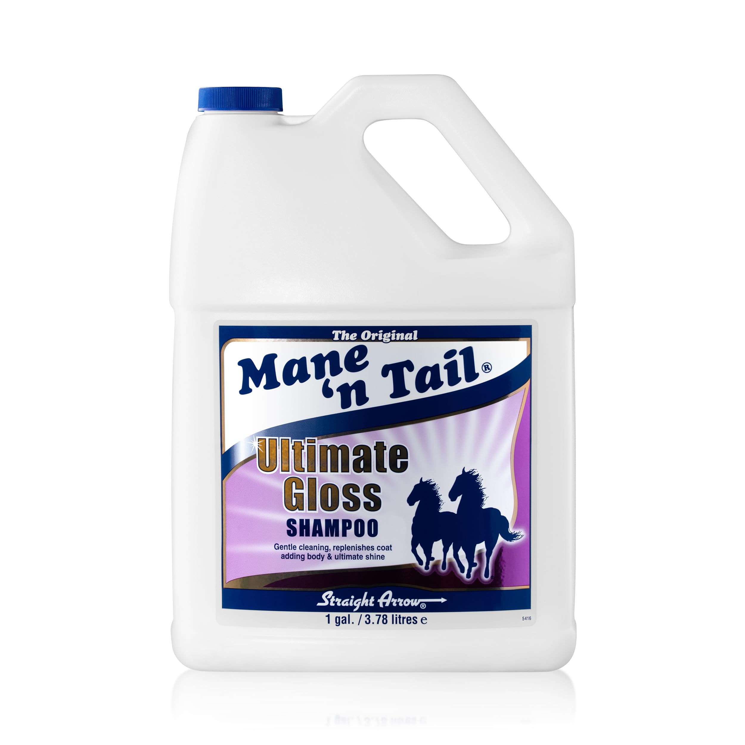 Shampoing Mane 'n Tail brillance mousse riche pour pelage lustré.