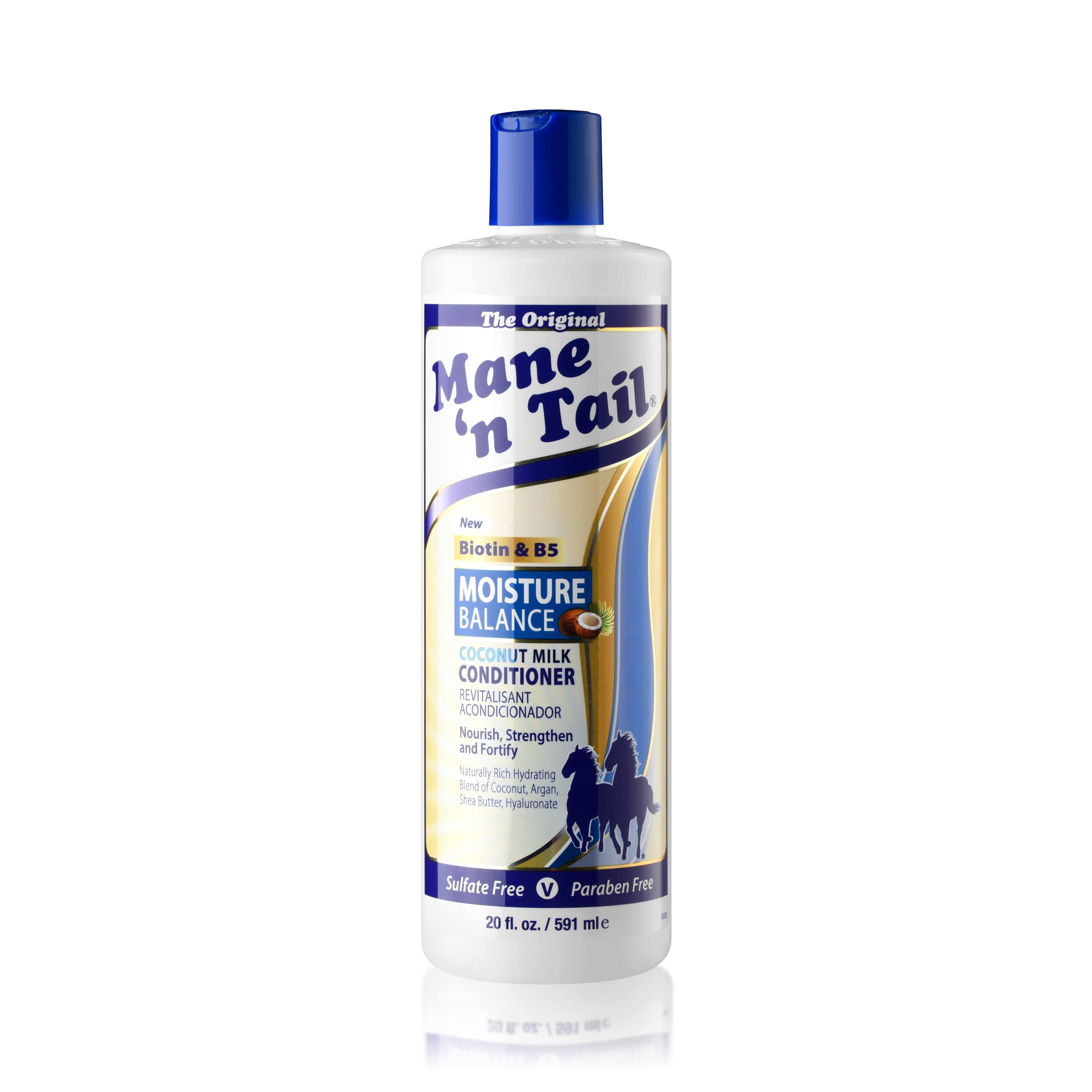 Mane 'n Tail Texture cheveux hydratés et brillants.
