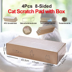 Mankaide grattoir pour chat face double, surface réversible