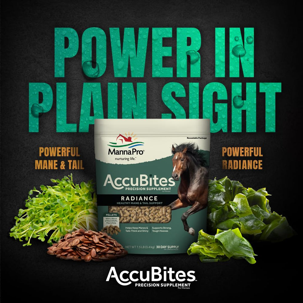Manna Pro AccuBites Radiance – crinière et queue en pleine forme grâce au complément.