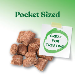 Manna Pro Bite-Size Nuggets: friandises enrichies en vitamines et minéraux.