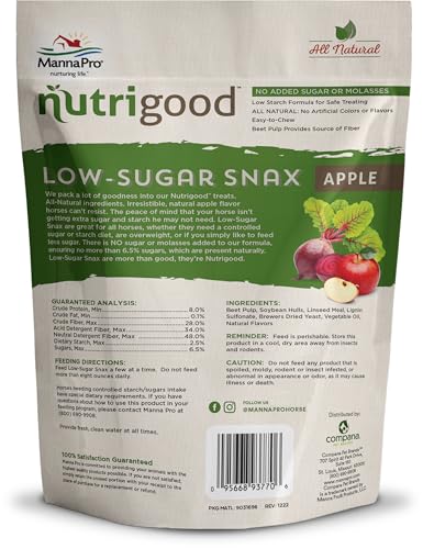 Manna Pro NutriGood Snax carotte-anis, saveur appétissante pour encourager les séances.