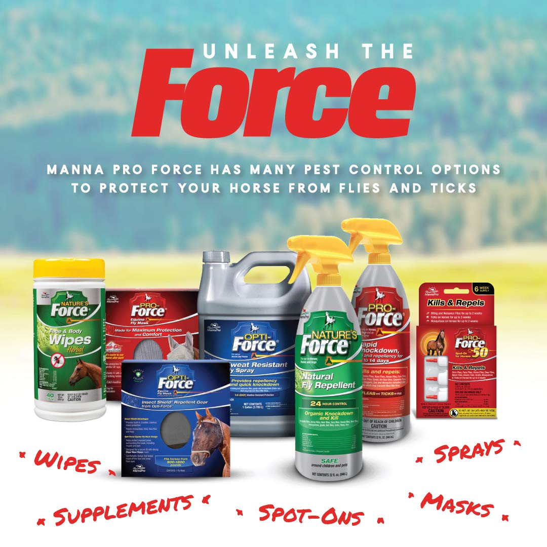 Manna Pro Pro-Force bouteille spray assure une couverture homogène