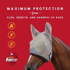 Masque Manna Pro Pro-Force, bordure peluche douce évite les frottements.