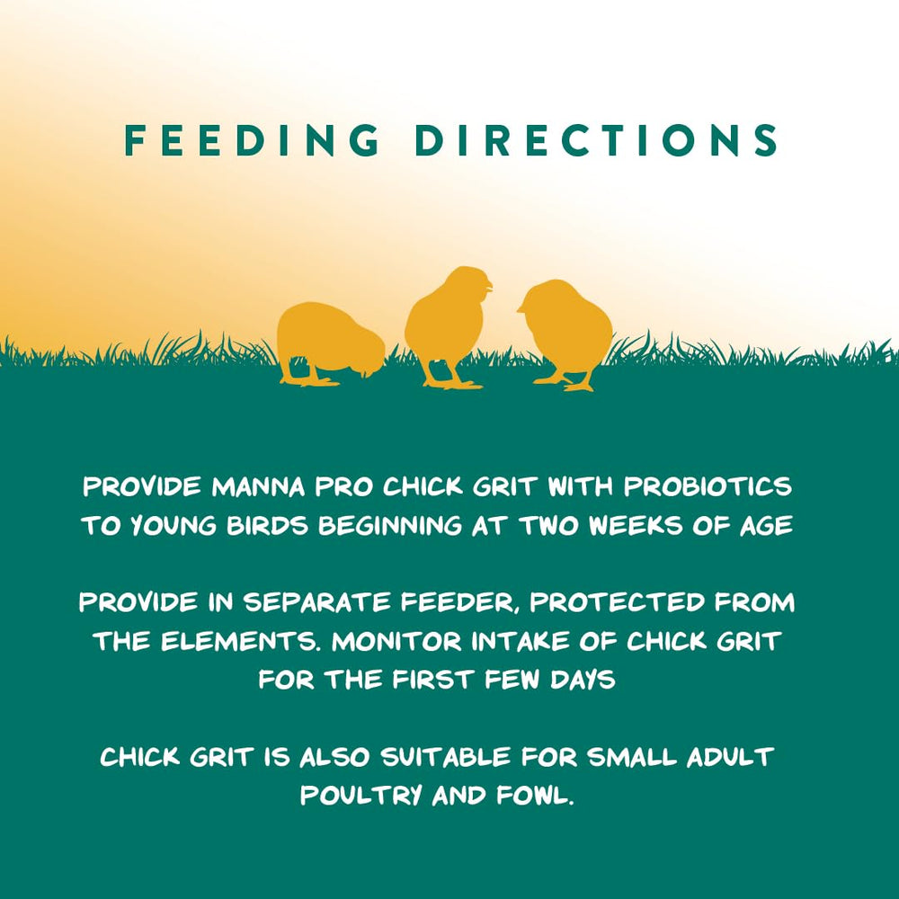 Manna Pro – grains et granulés favorisant l’absorption des nutriments.