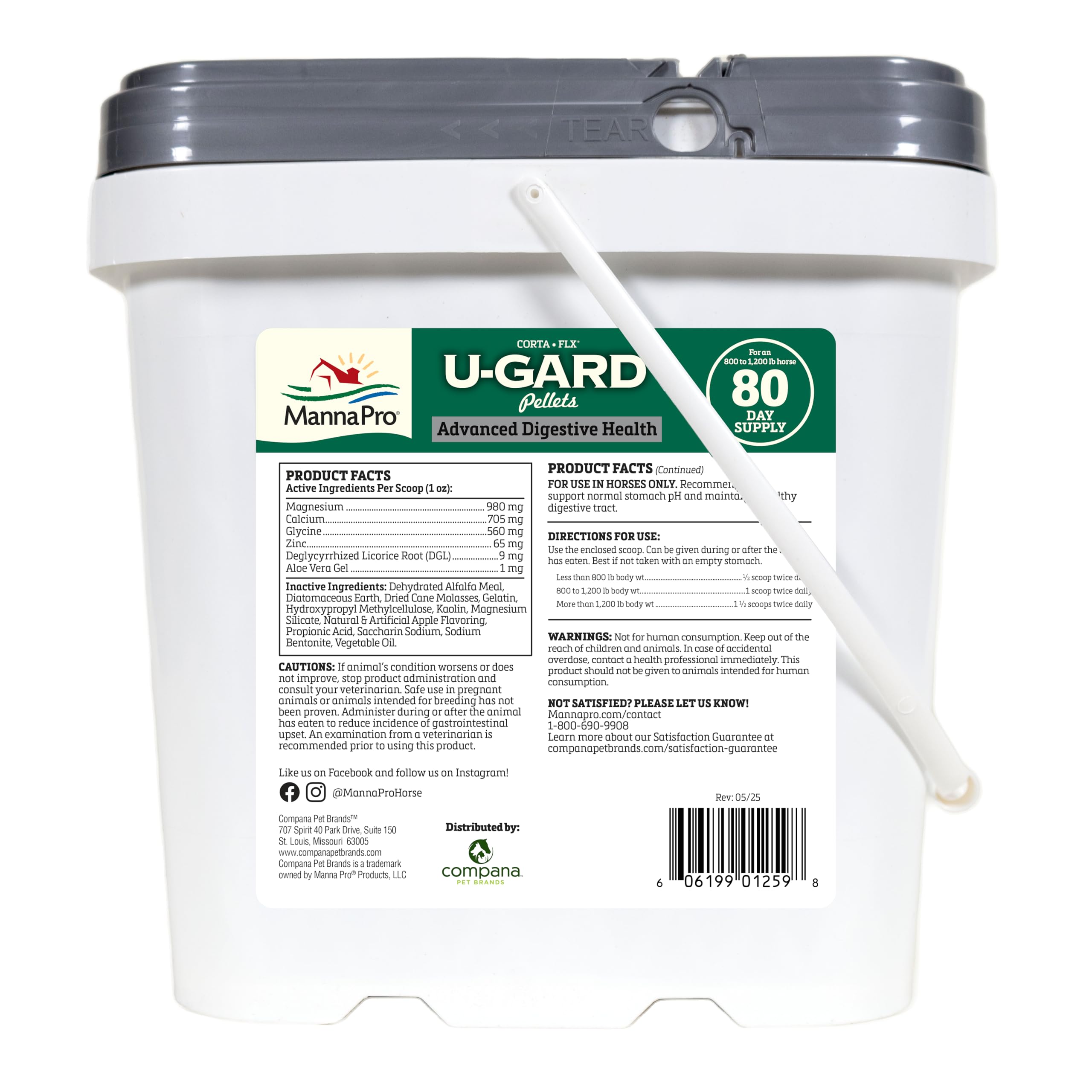 Produit fabriqué aux États‑Unis avec un contrôle qualité pour chevaux.
