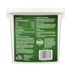 Poudre Nature’s Force Bug Clear ajoutée à l’alimentation pour ingestion régulière.