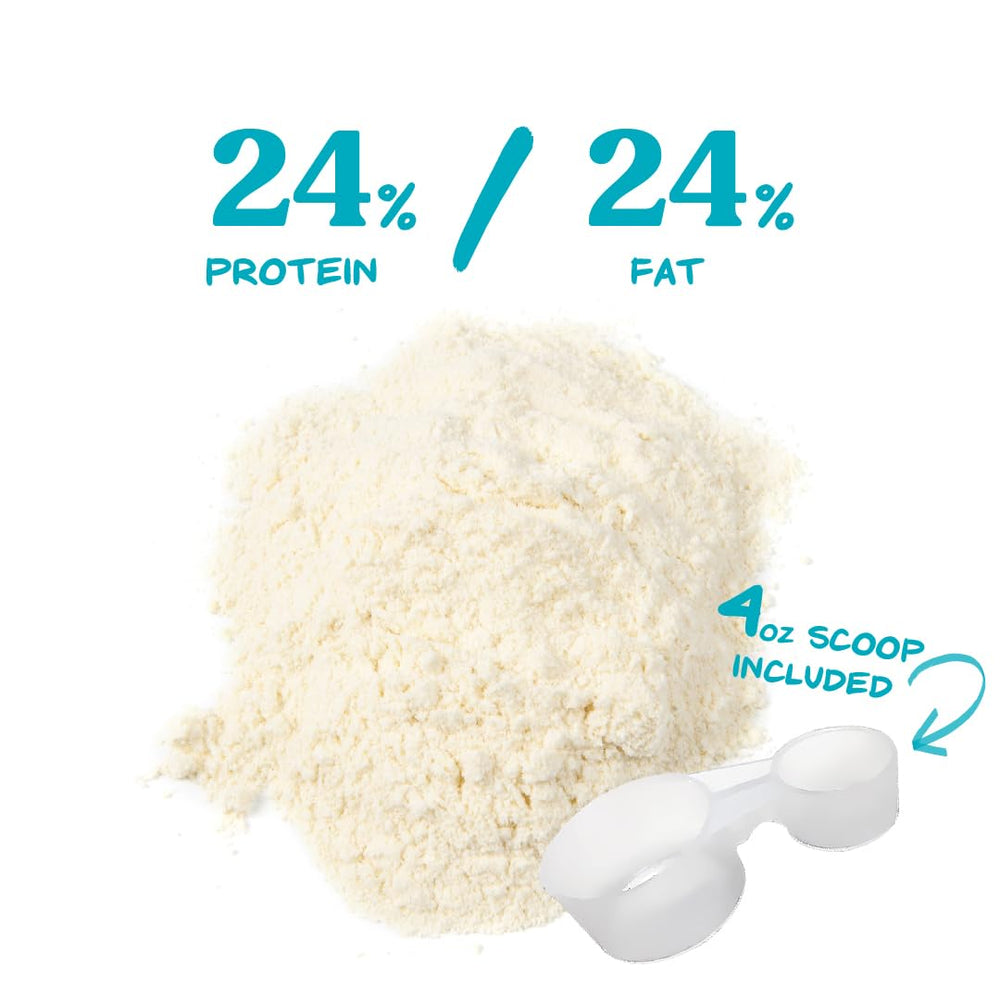 Protéine de lait intégrale dans Nurse All, soutien possible à la croissance musculaire des jeunes.