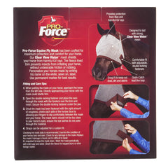 Masque Pro-Force sans oreilles de Manna Pro assure confort et douceur.
