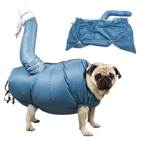 MANON ROSA sac-sechage 360 degrés pour animaux, séchage uniforme et sûr.