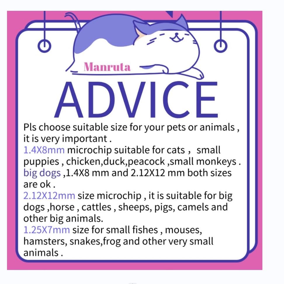 Identifiant unique Manruta pour retrouver rapidement un animal perdu.