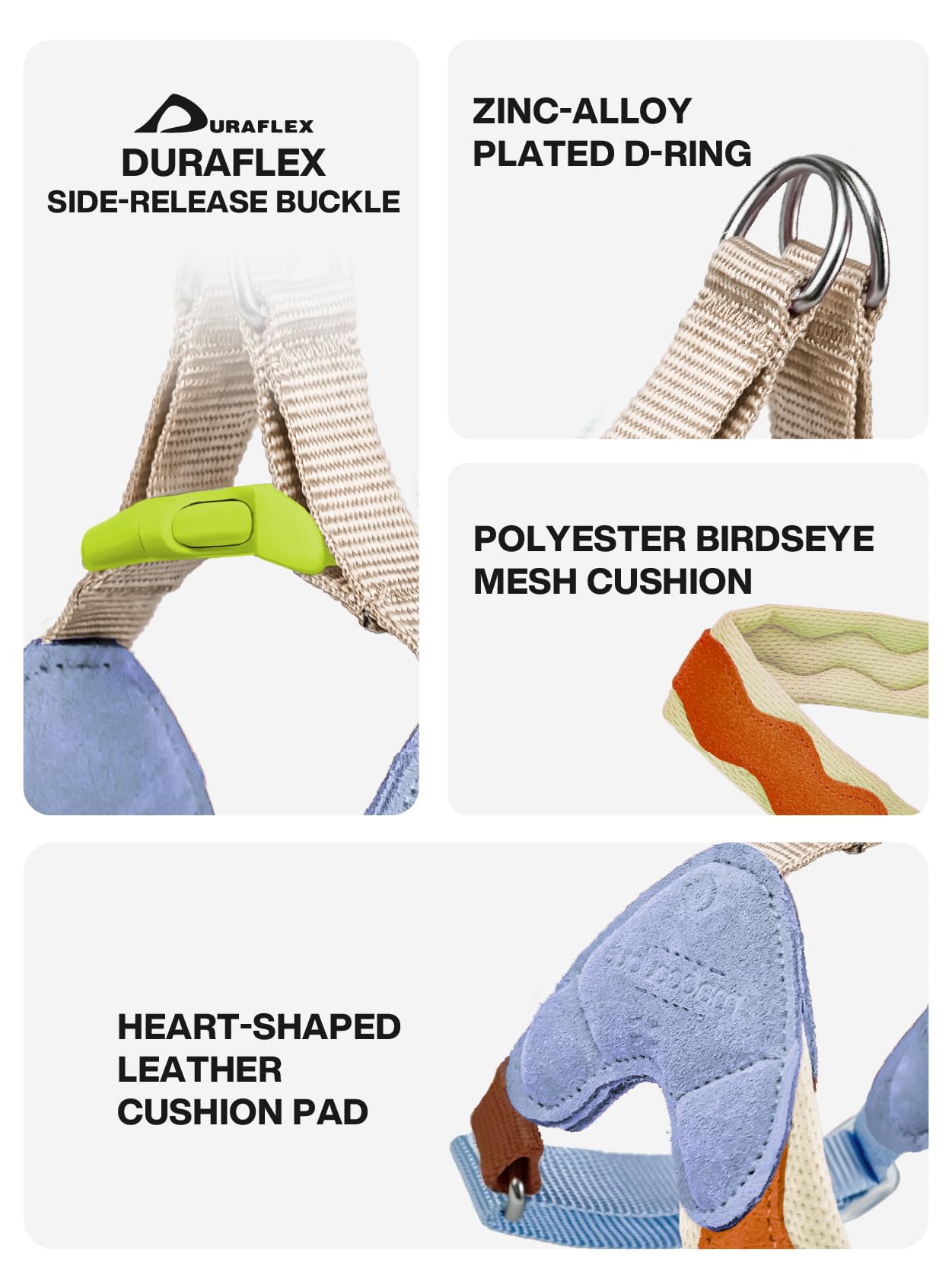 Patchs en cuir suédé et motifs en cœur distinctifs.