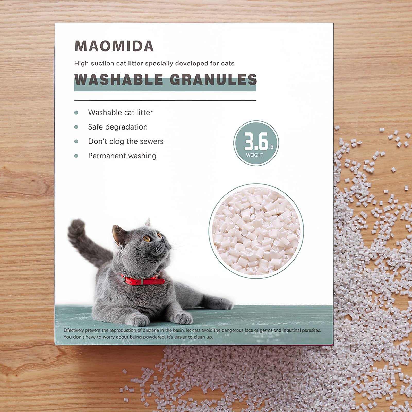 Maomida : litière alternative utilisable au quotidien.