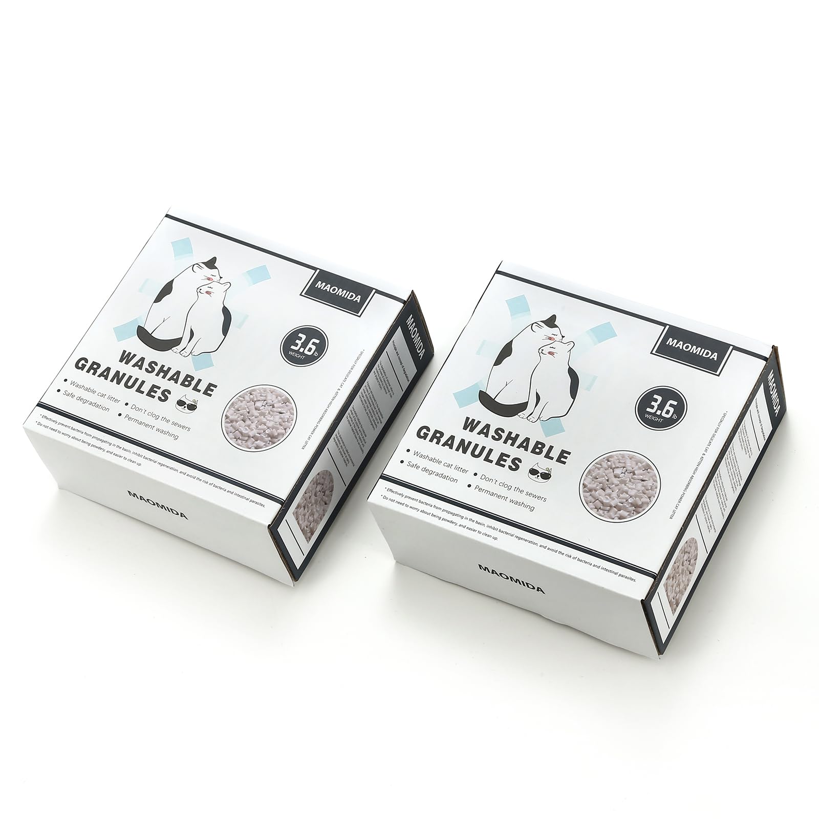MAOMIDA litière biodégradable, option écologique pour le quotidien du chat.