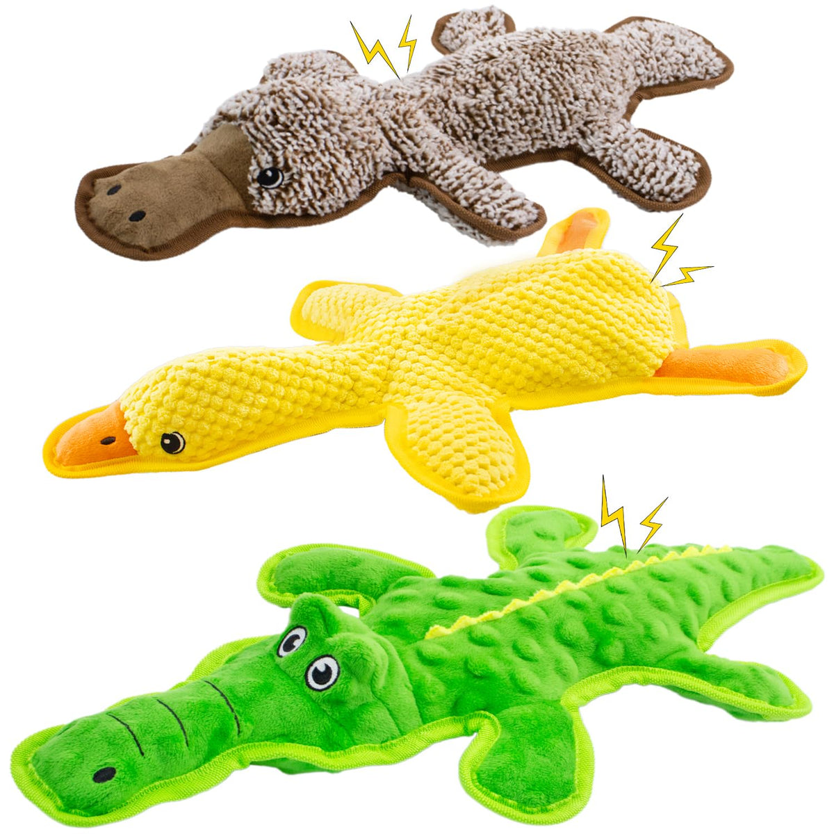 Jouet MAOOOOB sans rembourrage crocodile : stimulation ludique et durable.