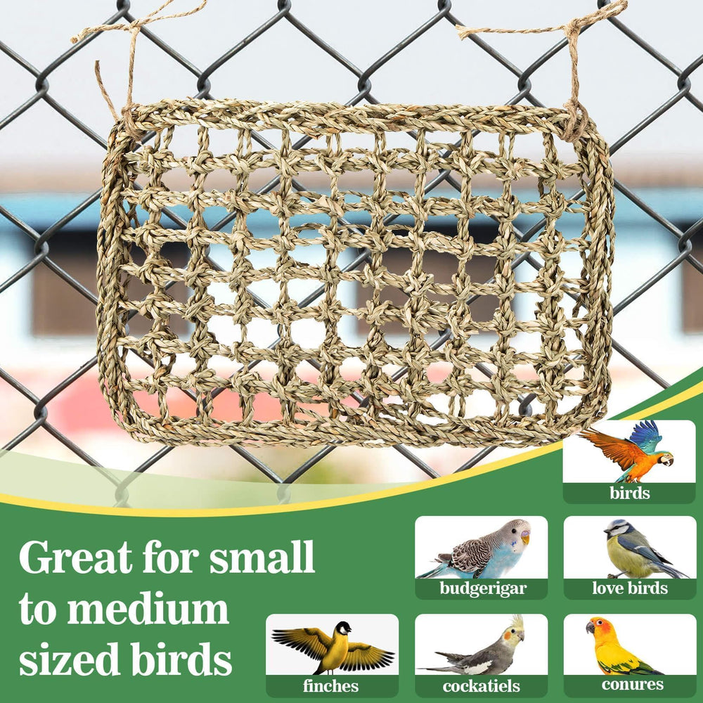 MAQIHAN Seagrass Mat Attache-Pour-Cage – installation facile et sécurité d’emploi.