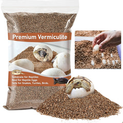MAQIHAN Vermiculite Reptiles emballage 14oz pour terrariums propres