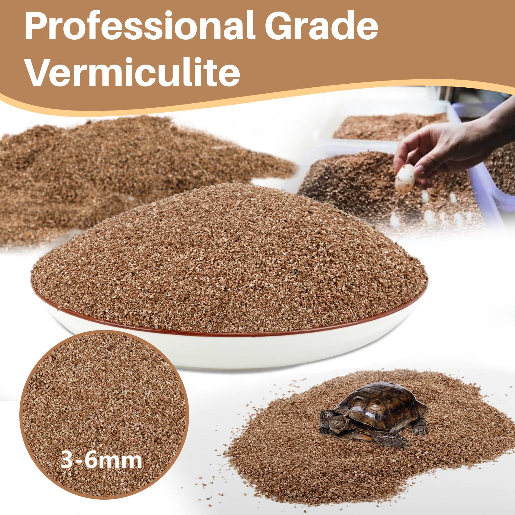 MAQIHAN Vermiculite terrarium humidité stable