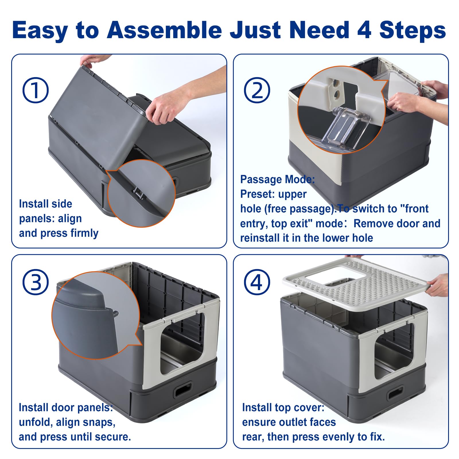 Marchul kit inclus: pelle et tapis-litière pour entretien simplifié.