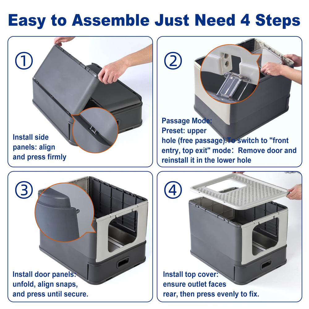 Marchul kit inclus: pelle et tapis-litière pour entretien simplifié.