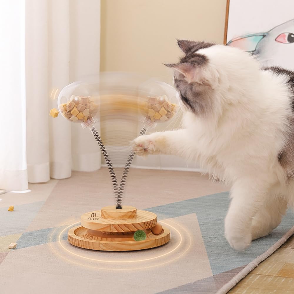 Marchul puzzle-chat-utilisation-interieure: idéal pour les chats d'intérieur et le divertissement.