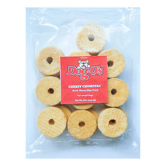 Dog-O’s Cheesy Chompers en paquet gros, friandises naturelles pour petits chiens.