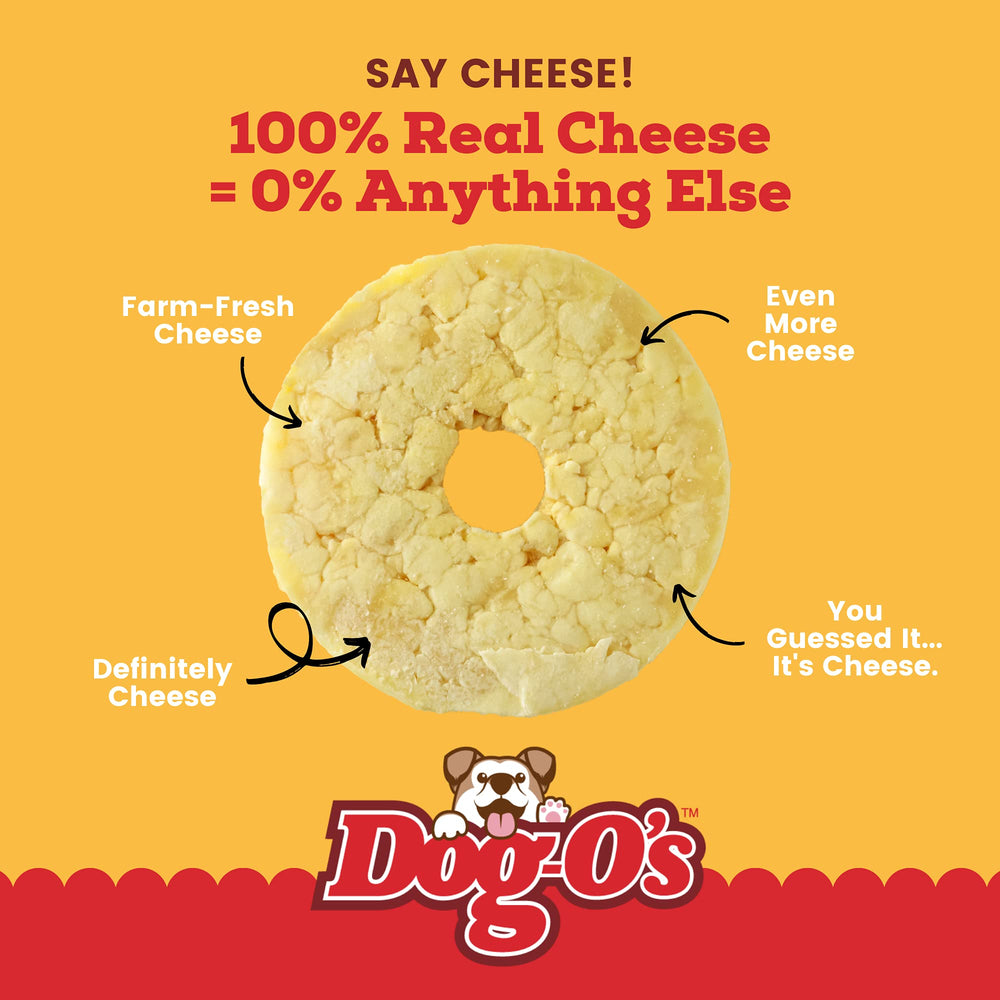 Dog-O’s Cheesy Chompers sans céréales, option sans gluten.
